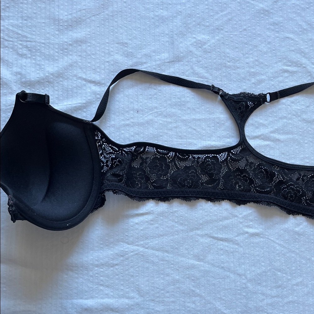 Black Lace Bra Set - Picture 7 of 8